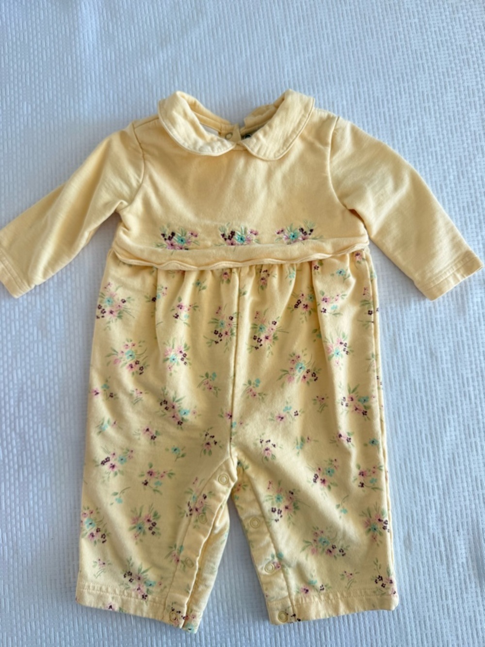 VINTAGE Floral One Piece | 6-9M | 100% Cotton